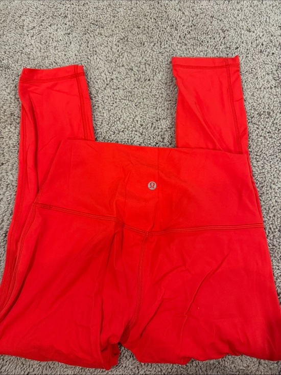 lululemon athletica Pants - lululemon athletica Bright Red High-Rise Leggings